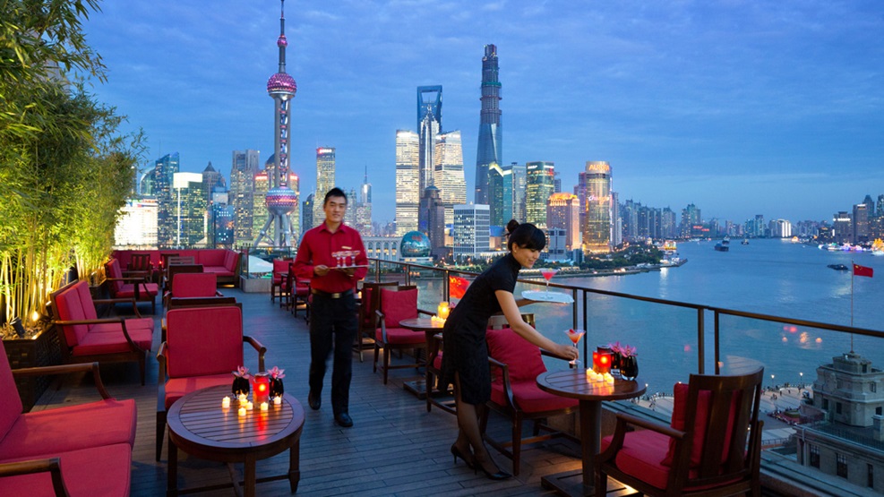 Peninsula Shanghai Sir Ellys terrace