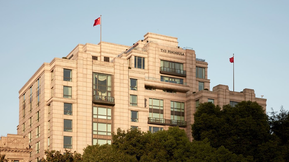 peninsula shanghai exterior.